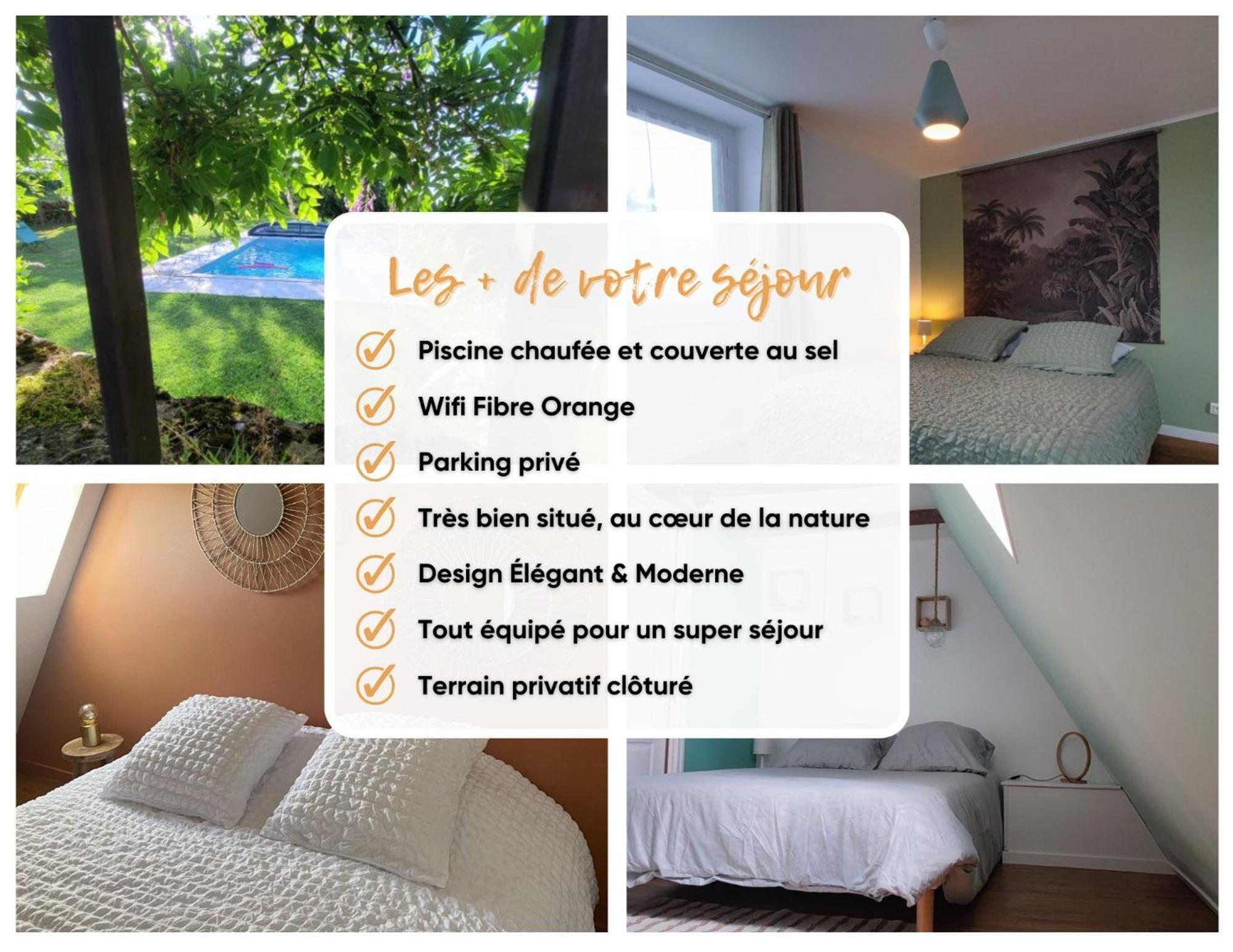 Au Grand Bonheur - Gite Padirac - Rocamadour ミエ エクステリア 写真